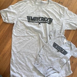 Maverick & Goose shirt and onesie set